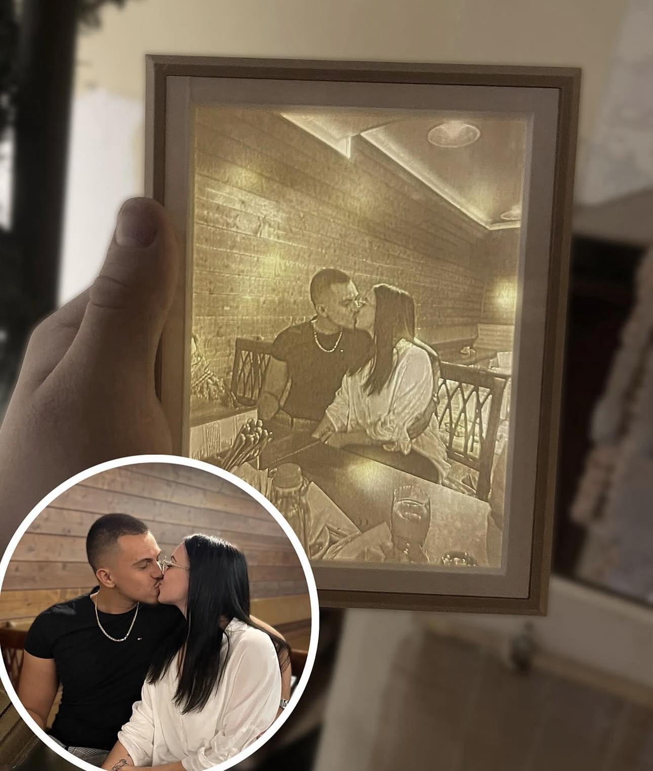 🖼️ Fali világító kép