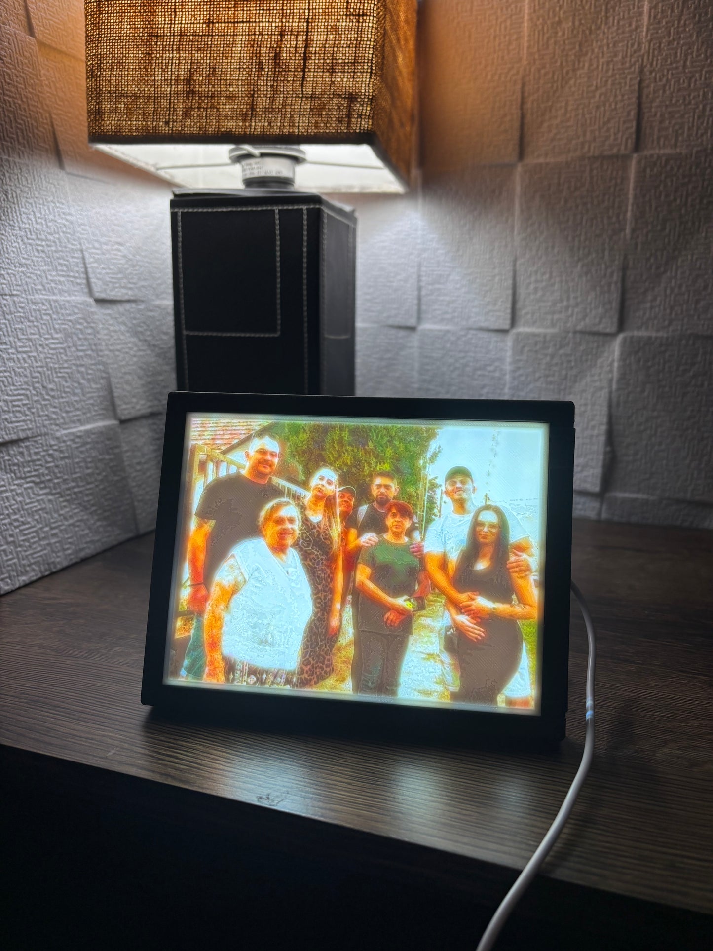 ✨Egyedi litofán képkeretben